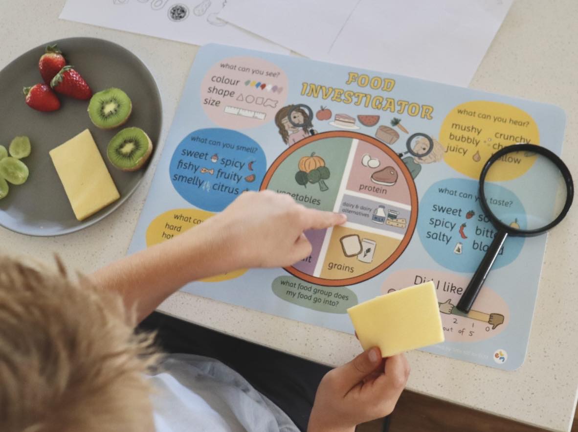 Food Investigator- Fussy Eating Mealtime Placemat
