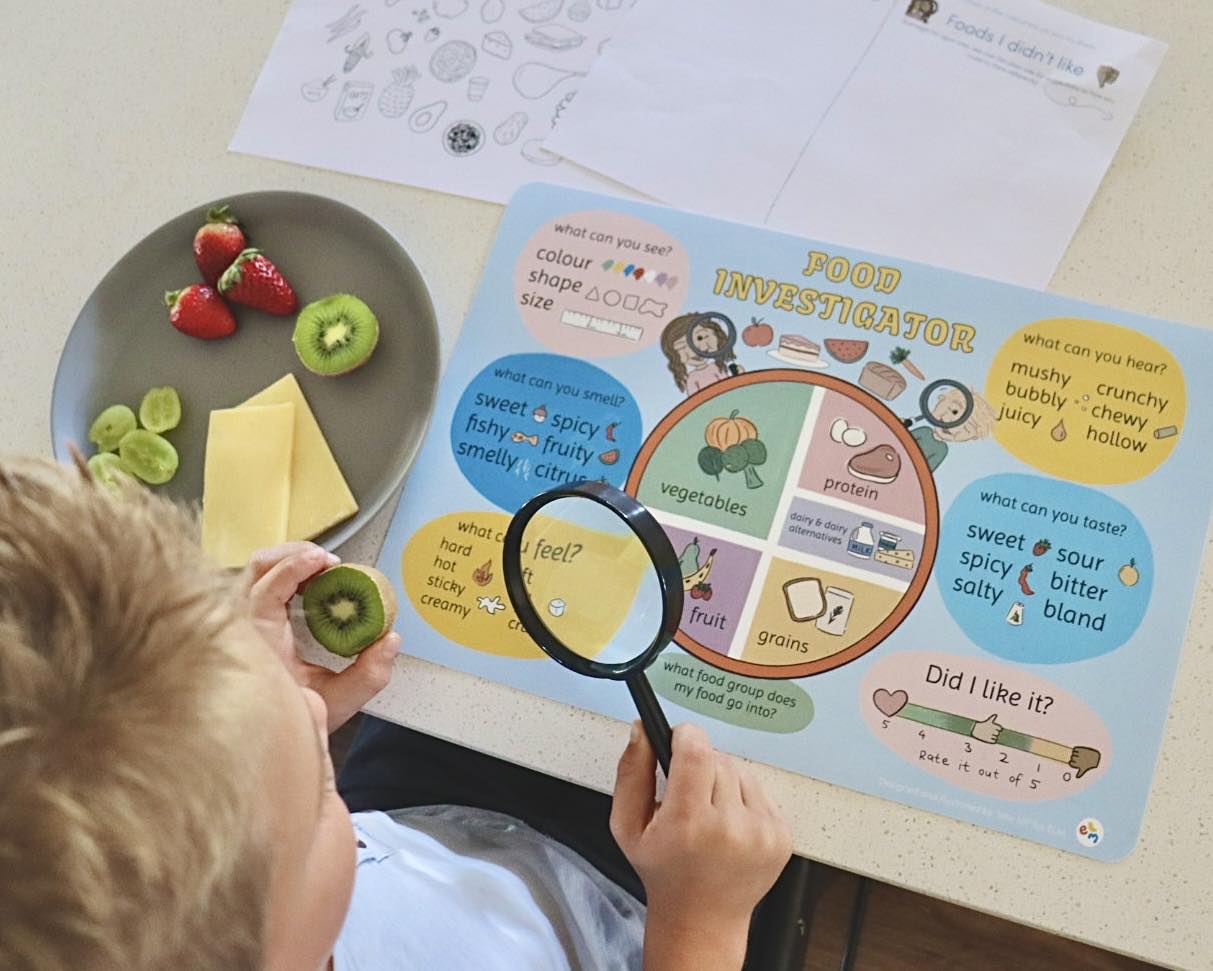 Food Investigator- Fussy Eating Mealtime Placemat