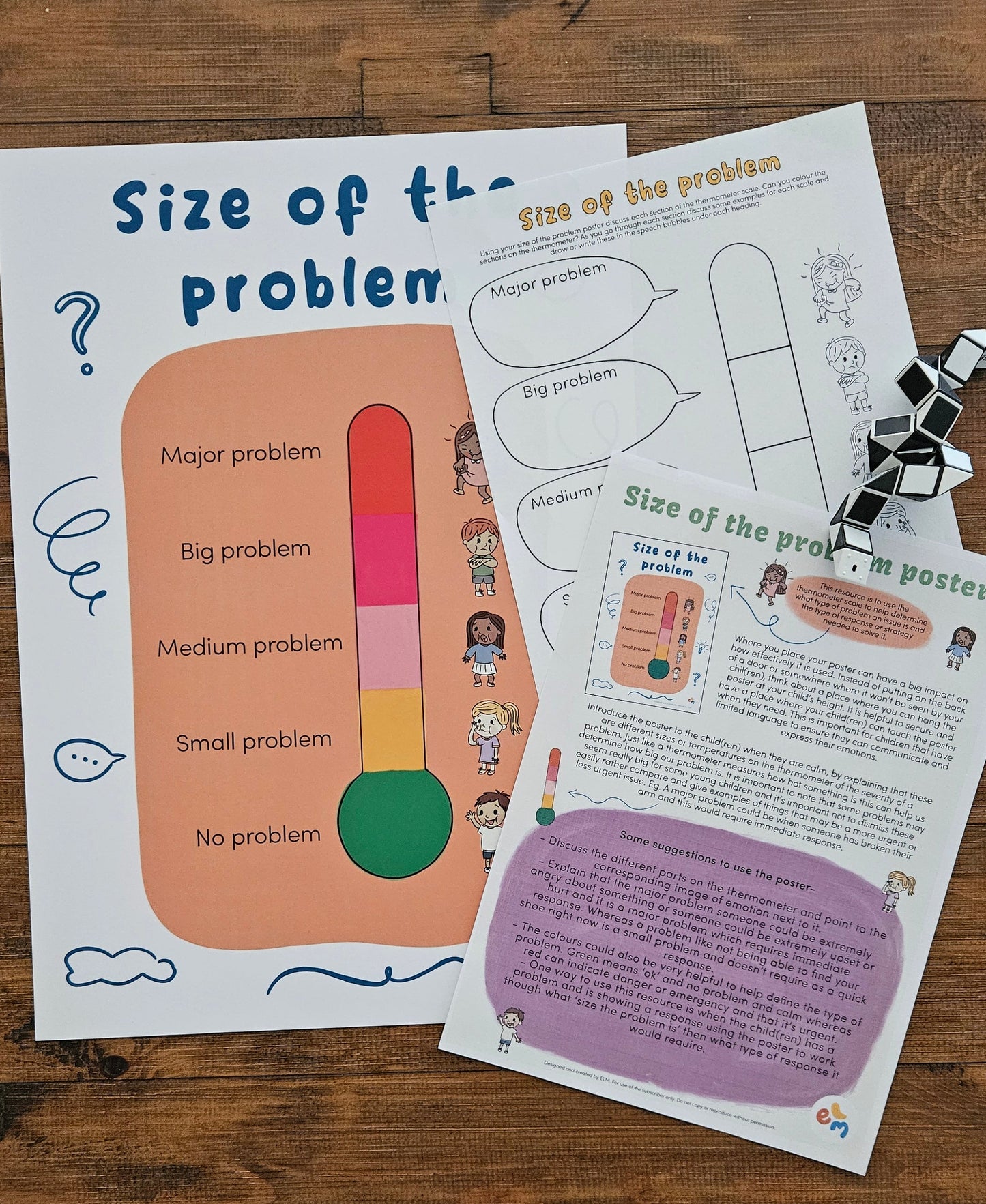 How Big Is My Problem? – Emotion Poster