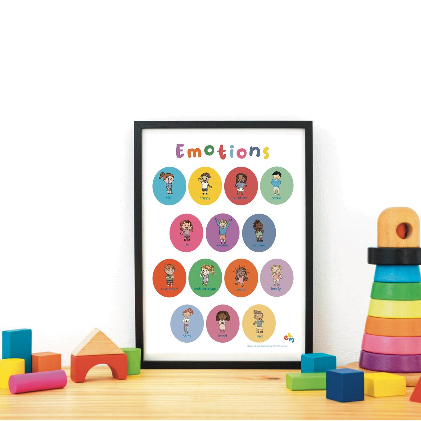 Feelings Are Welcome Here= Emotion Poster