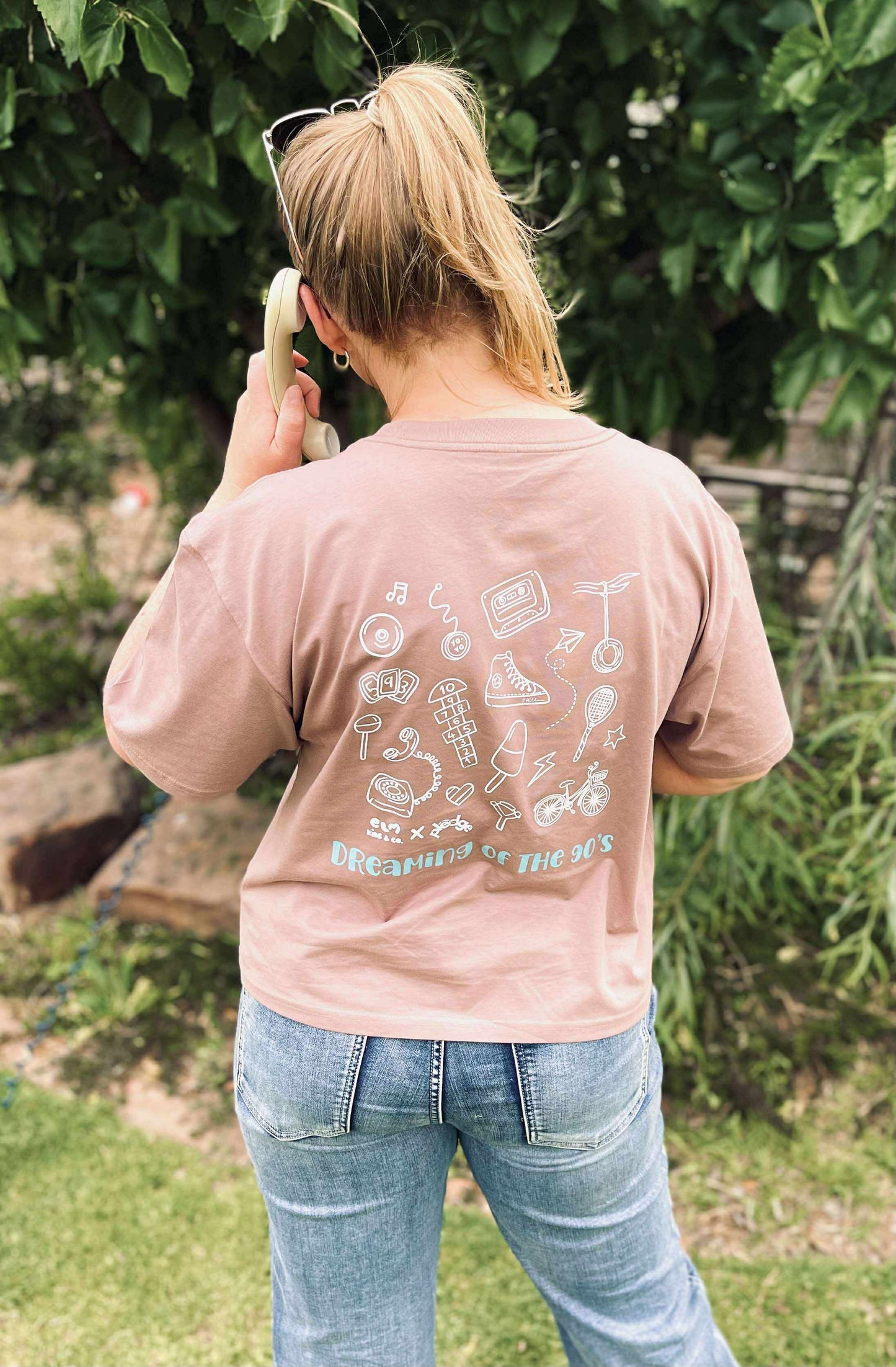 Dreaming of the 90s Tee – ELM Kids & Co. x The Phone Pledge (Adults)