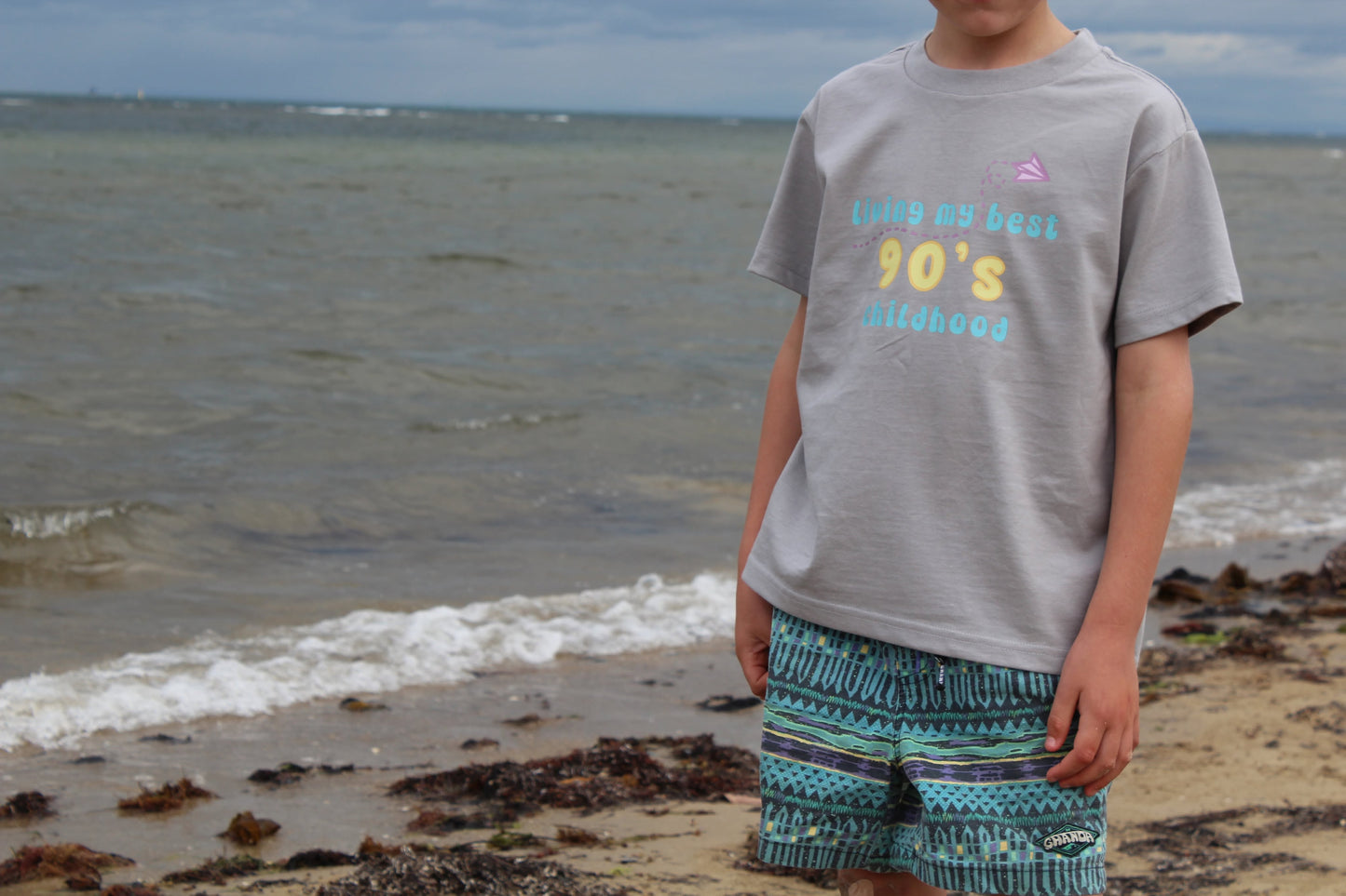 Living My Best 90s Childhood Tee – ELM Kids & Co. x The Phone Pledge (Sizes 2–12)