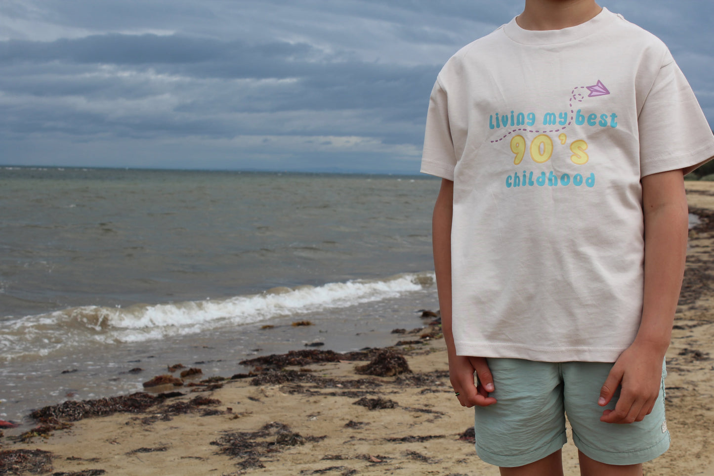 Living My Best 90s Childhood Tee – ELM Kids & Co. x The Phone Pledge (Sizes 2–12)